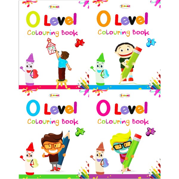 0 Level Colouring Book (Set Of 4 Books)